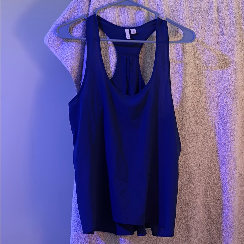 Women's Sleeveless Blue Top